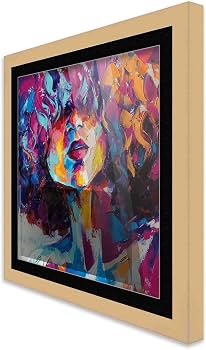 Amazon.com: Marco de madera natural de 13 x 13 pulgadas con ...