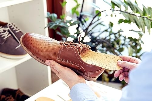 Miniatura 8 de Pecari - Juego de 3 pares de plantillas de zapatos de carbono, piel de oveja curtida vegetal con carbón activado, elegante y cómodo, Kaps, Beige