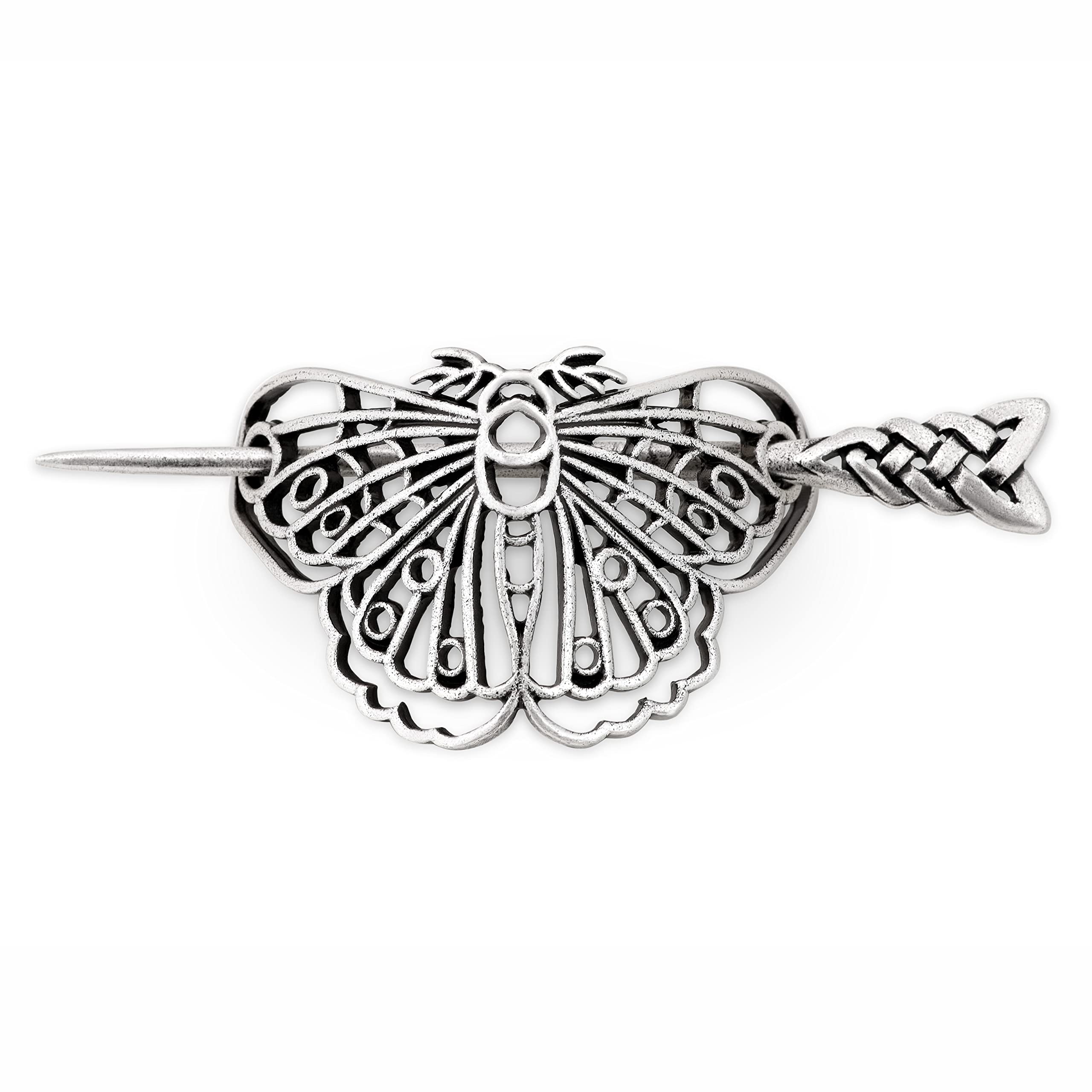 HAQUIL Vintage Hollow Moth Hairpin Hair Clip for Women, Celtic Accessory