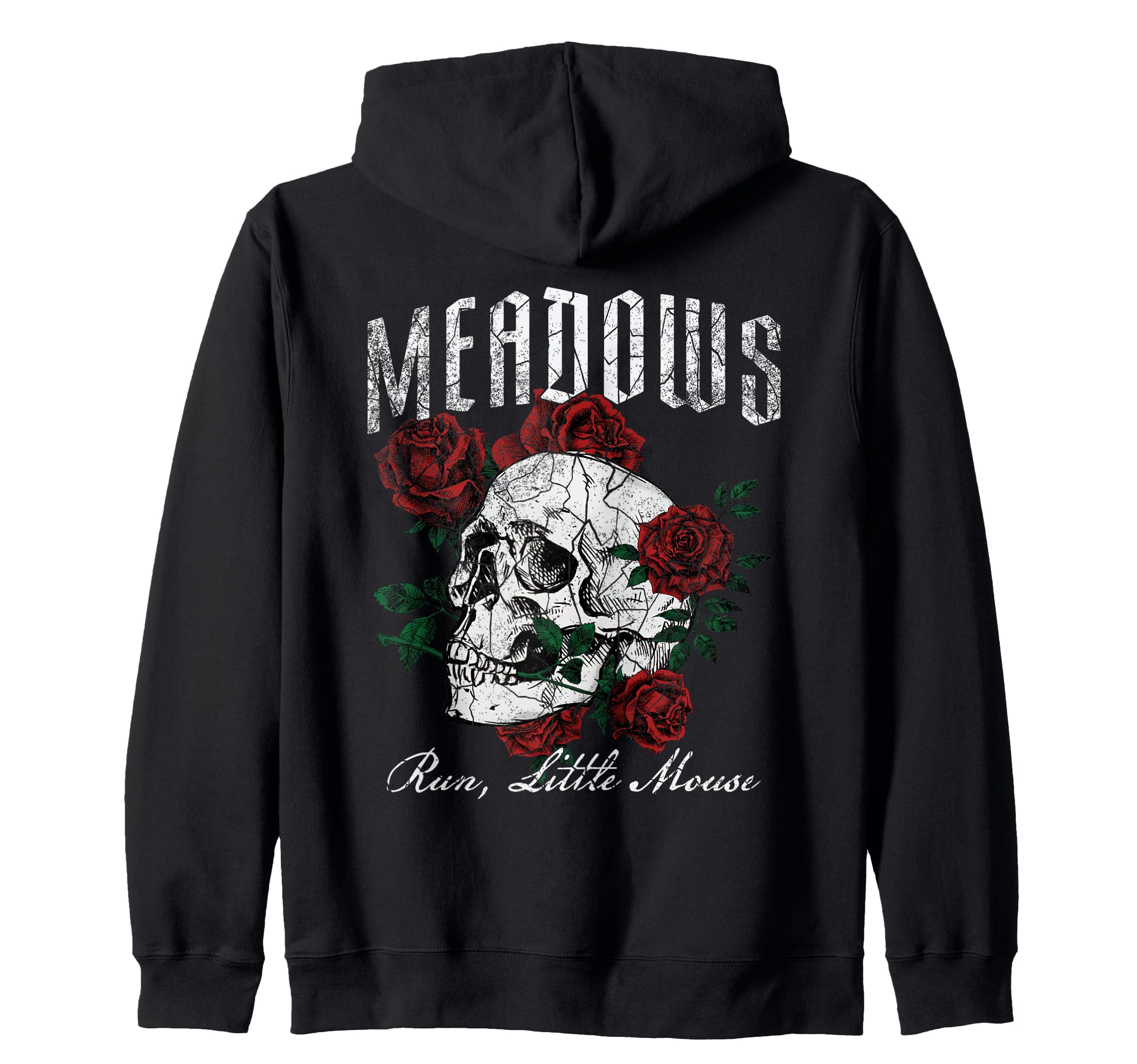 Retro Meadows Run Little Mouse Funny Skeleton Rose Bookish Zip 