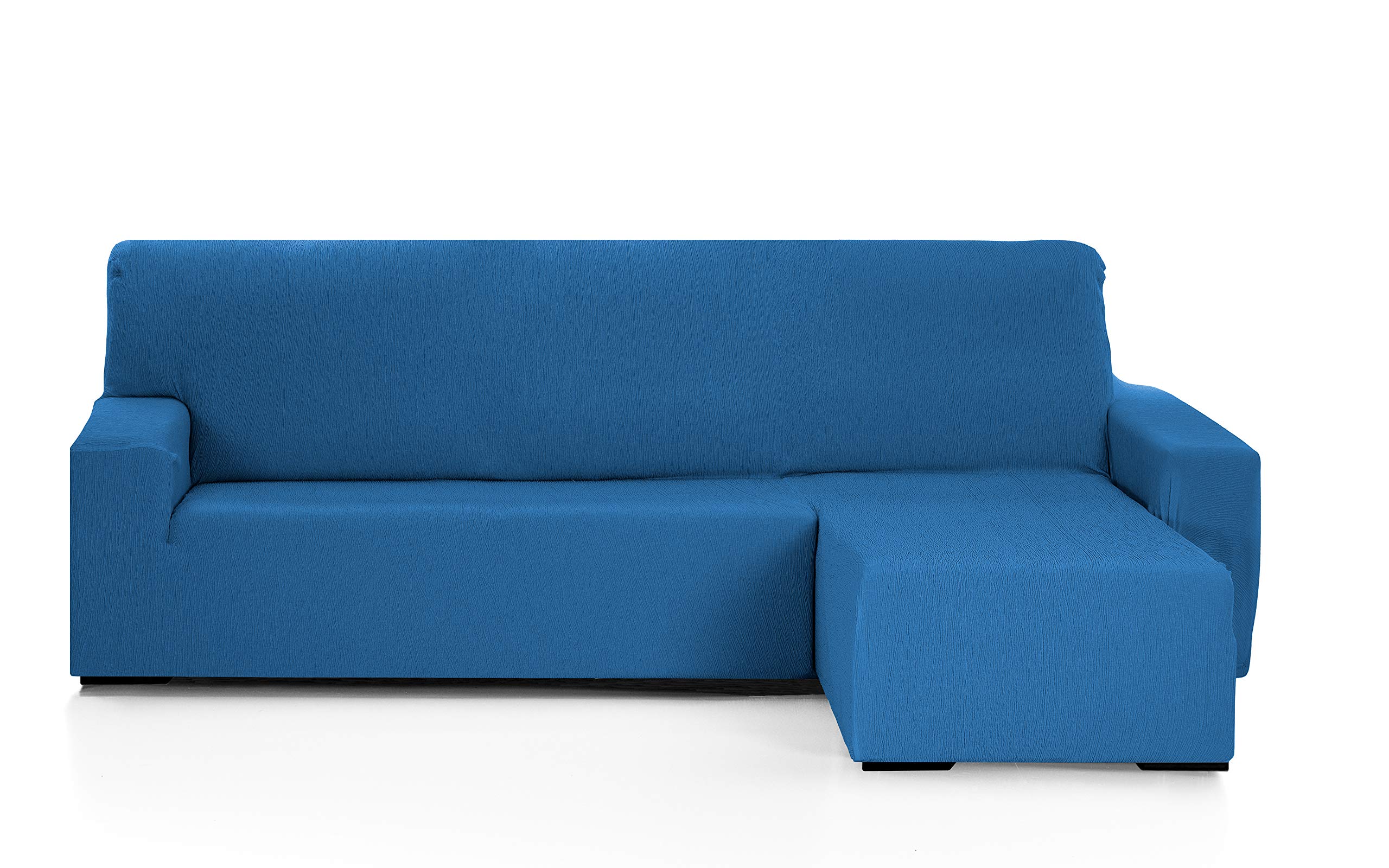Housse de chaise longue bleu hôtesse pour salon moderne Emilia