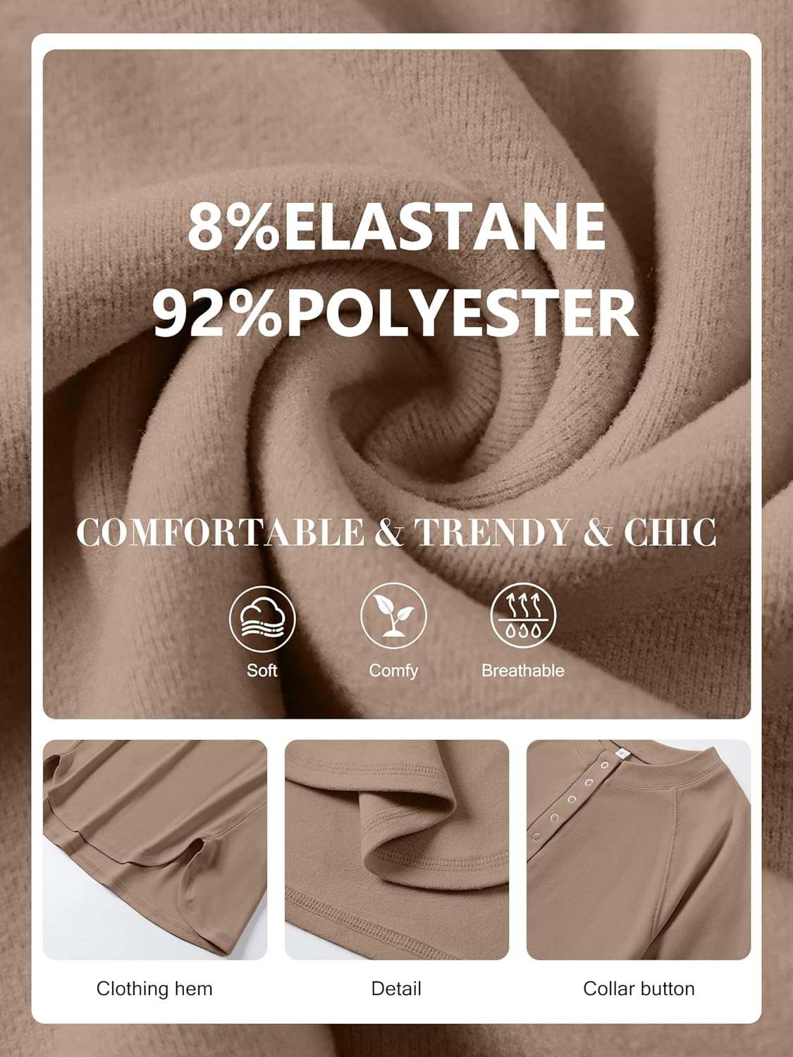 ANRABESS Women's Long Sleeve Henley Tops Tunic Sweatshirt Loose Slit Casual Button Shirts Pullover 2026 Spring Winter Outfits - Image 6