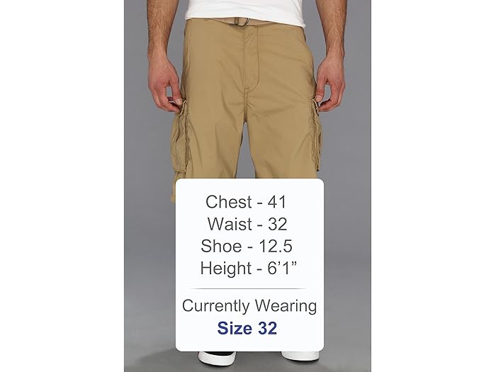 levi's men's snap cargo shorts