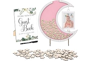 Yoption Moon Baby Shower Guest Book Alternatives Baby Shower Decorations