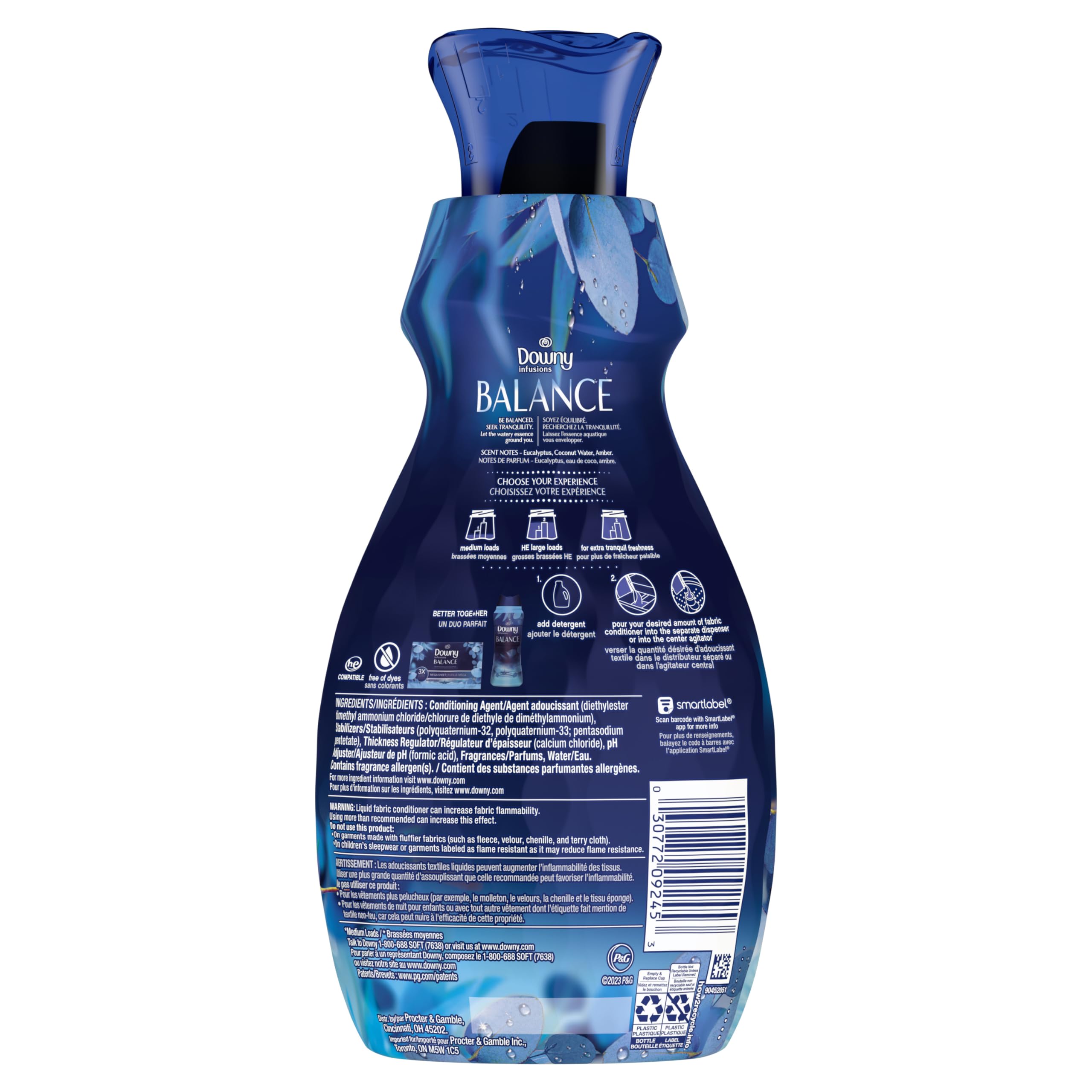Amazon | Downy Infusions Laundry Fabric Softener Liquid, BALANCE 