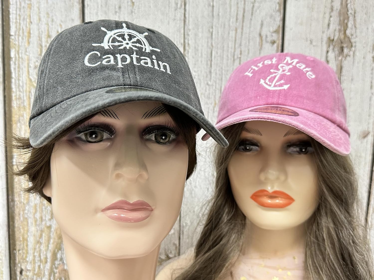 Embroidered Captain & First Mate Hats