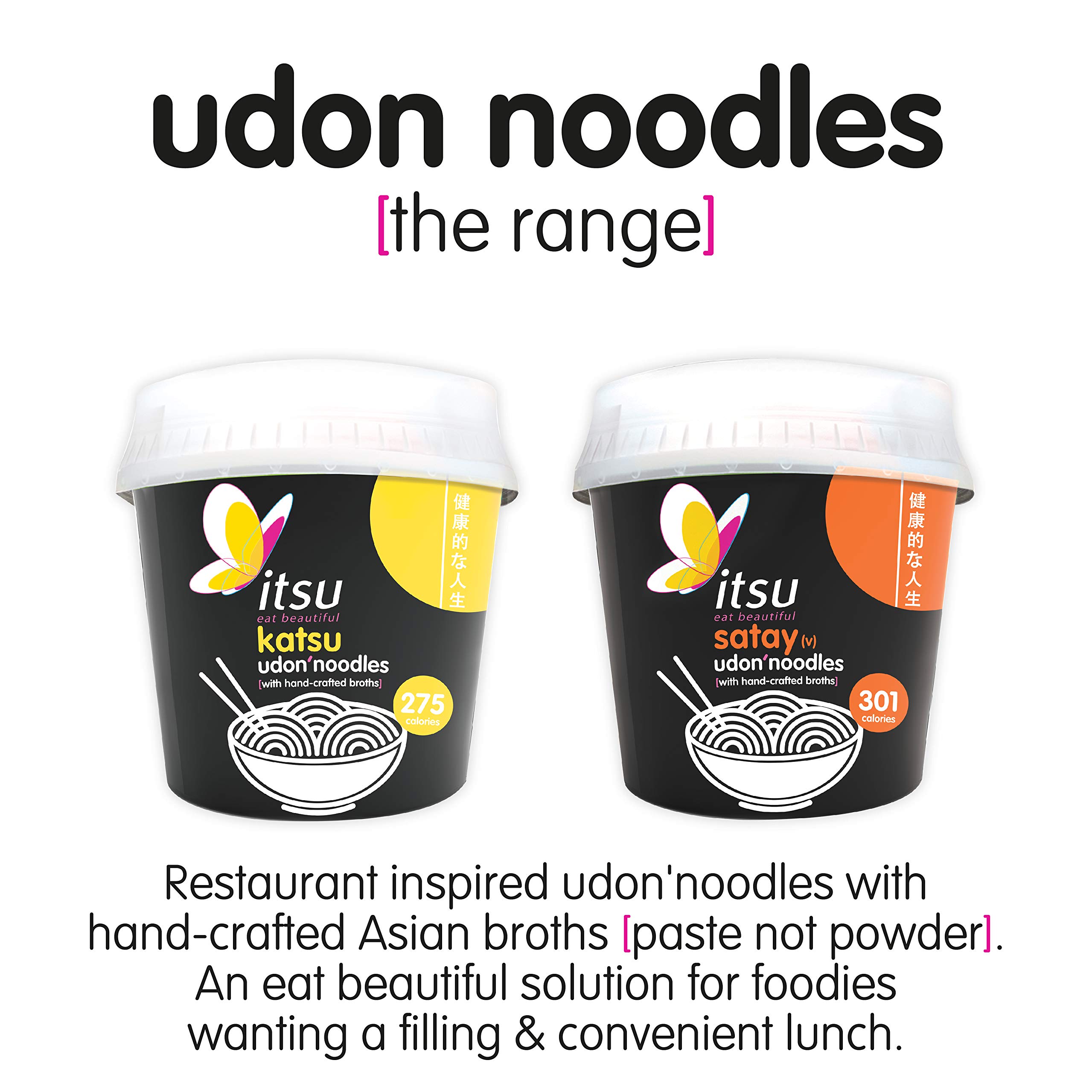 Itsu Katsu Instant Udon Noodles Pot (Pack of 4) Buy Online in United