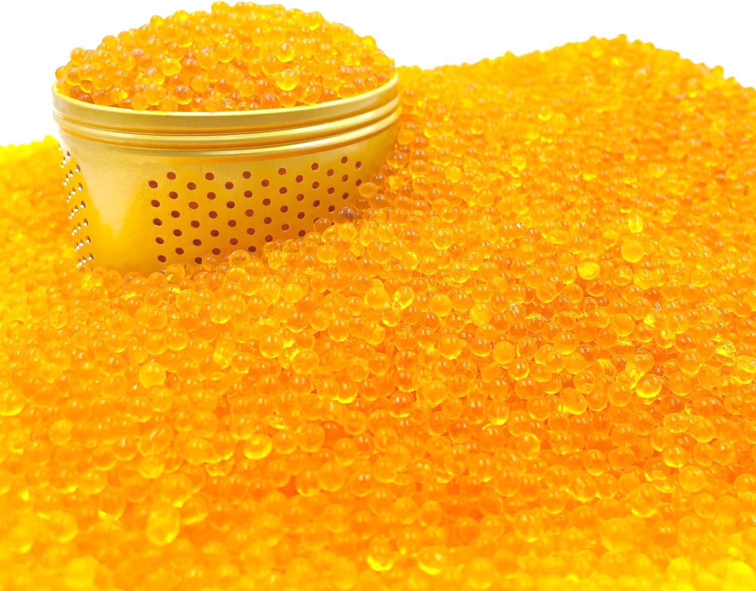 Gun Safe Dehumidifier 200g - Small Silica Gel Desiccant Canister, Moisture Absorber for Gun Cabinets & Safes, Protect 160 Cubic Feet, Gold, Aluminum Shell