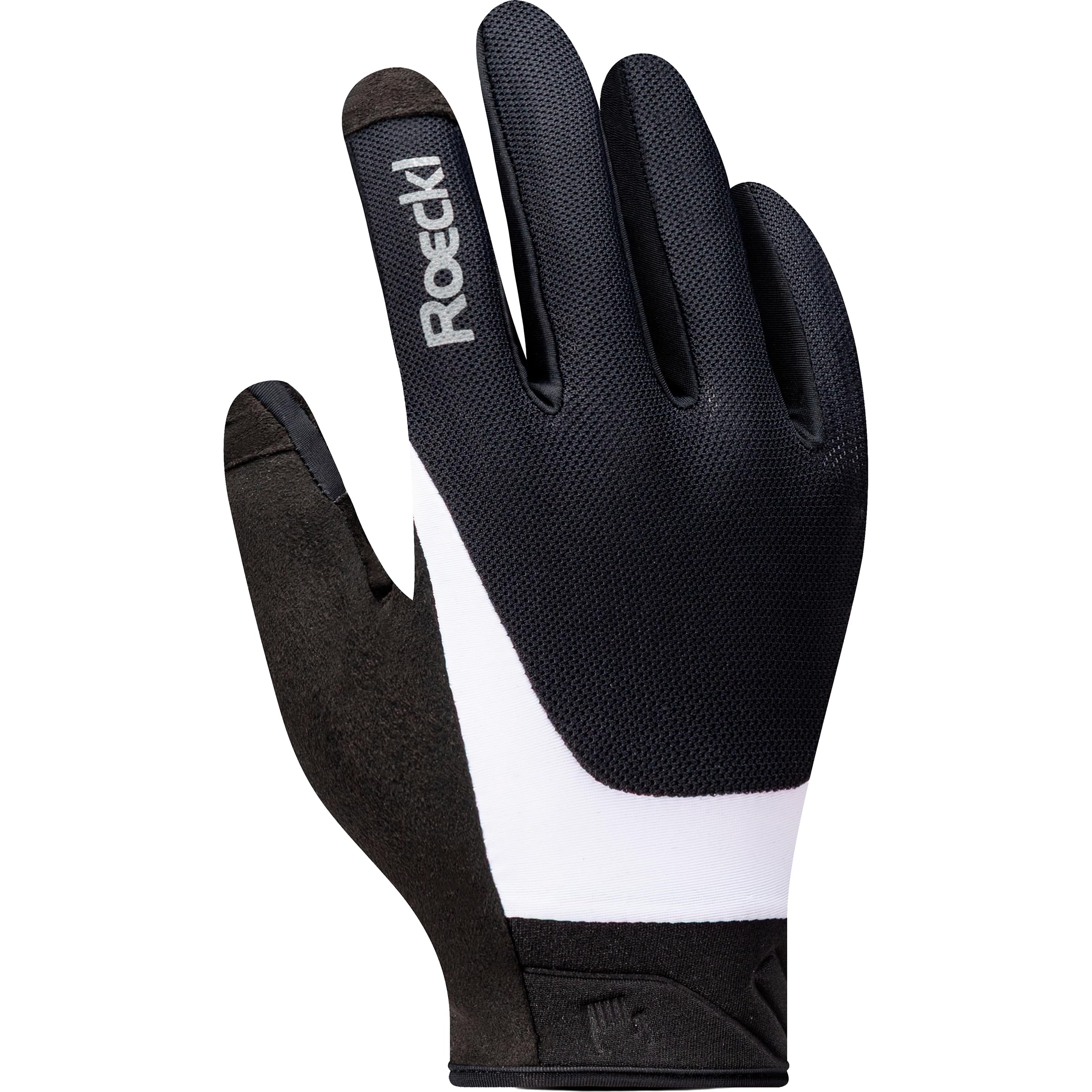 Roeckl Mori 2 Fahrrad Handschuhe lang schwarz/weiß 2026: Größe: 8.5