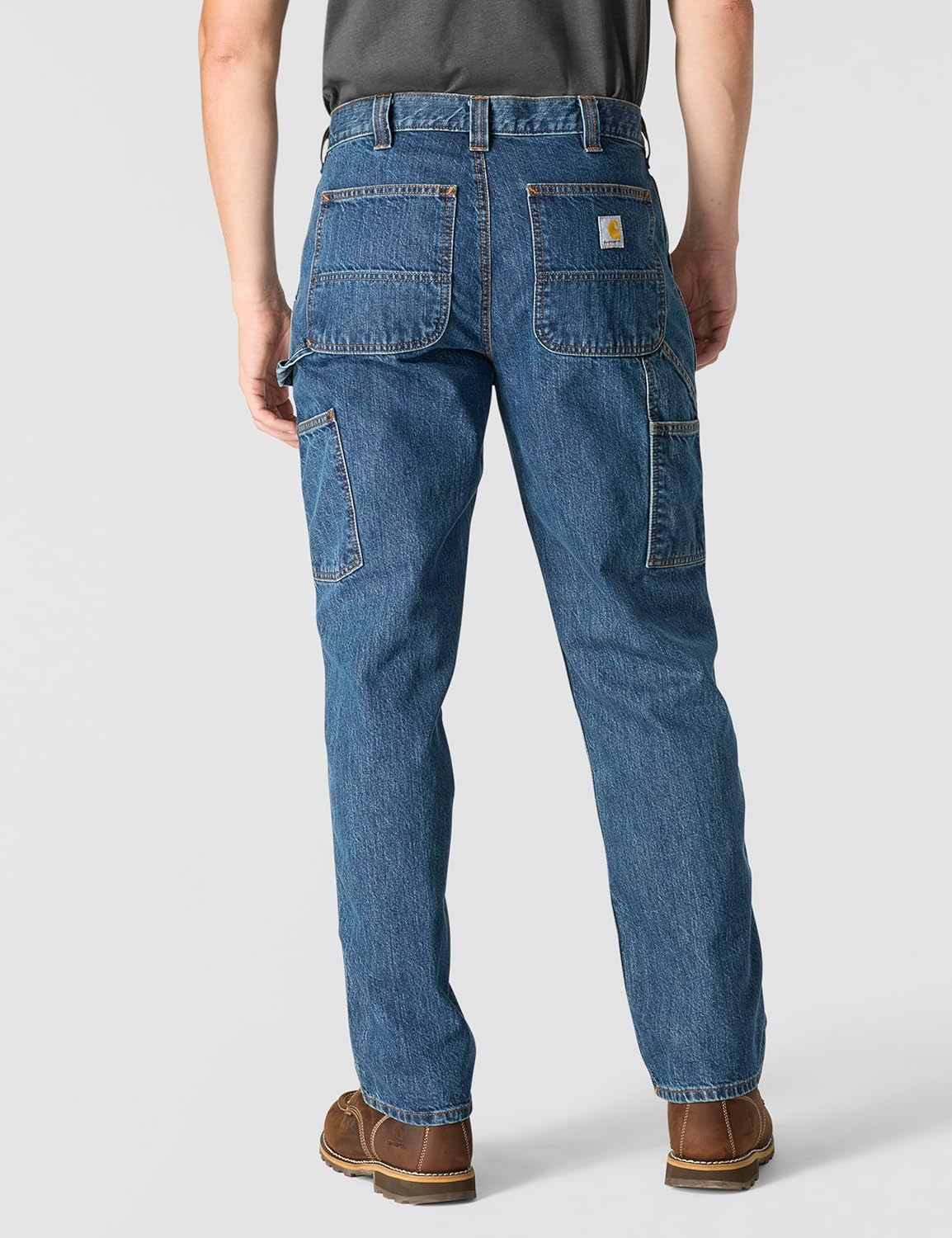 Carhartt Mens Loose Straight Denim Dungaree - Image 2