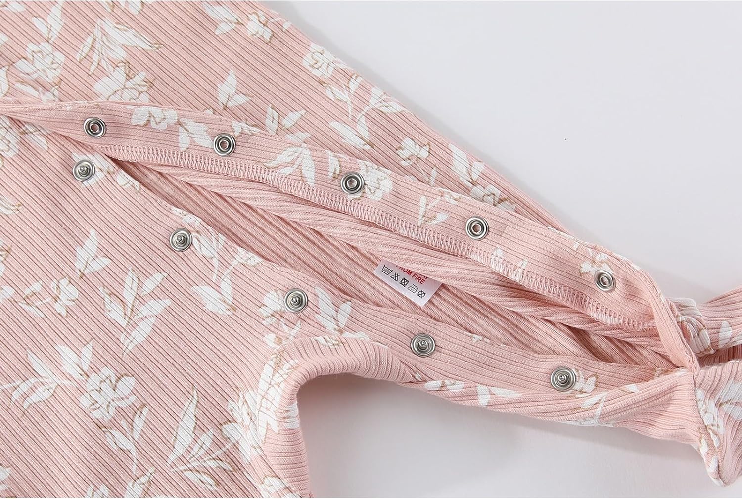 Fashion Baby Boy Girl Clothing Set Cotton Soft 3-Piece Long Sleeve Button Rompers 5-Pack Hats&Gloves Infant Clothes - Image 4