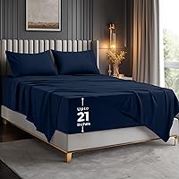 Vista 25 de Utopia Bedding - Juego de sábanas de bolsillo profundo para cama individual – Se adapta a colchones de hasta 21 pulgadas – Refrescantes, suaves