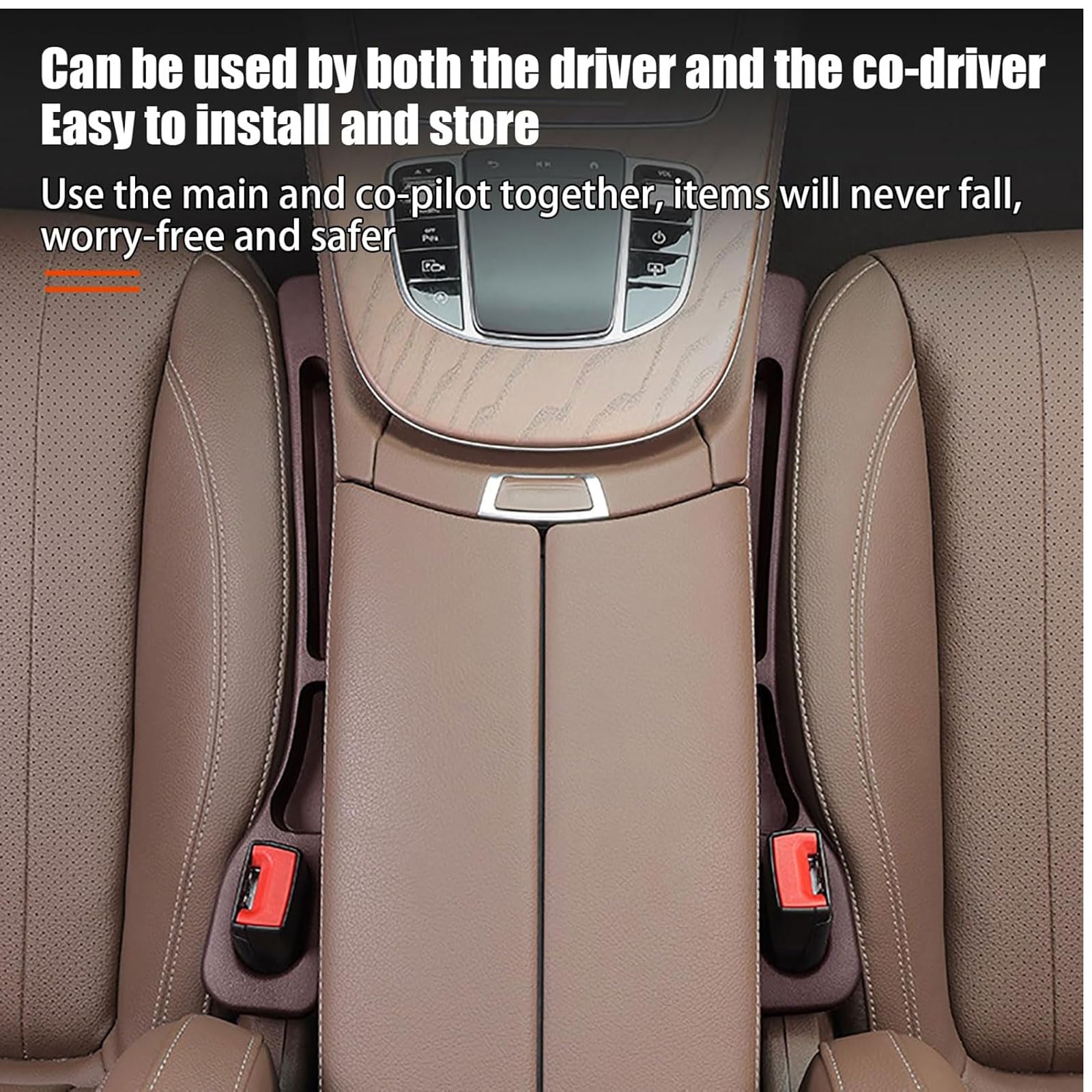 LUUXWPFZ 2 Stück Autositz Lückenfüller Für Lexus CT 200h - Gap Filler Gegen Verlorene Gegenstände