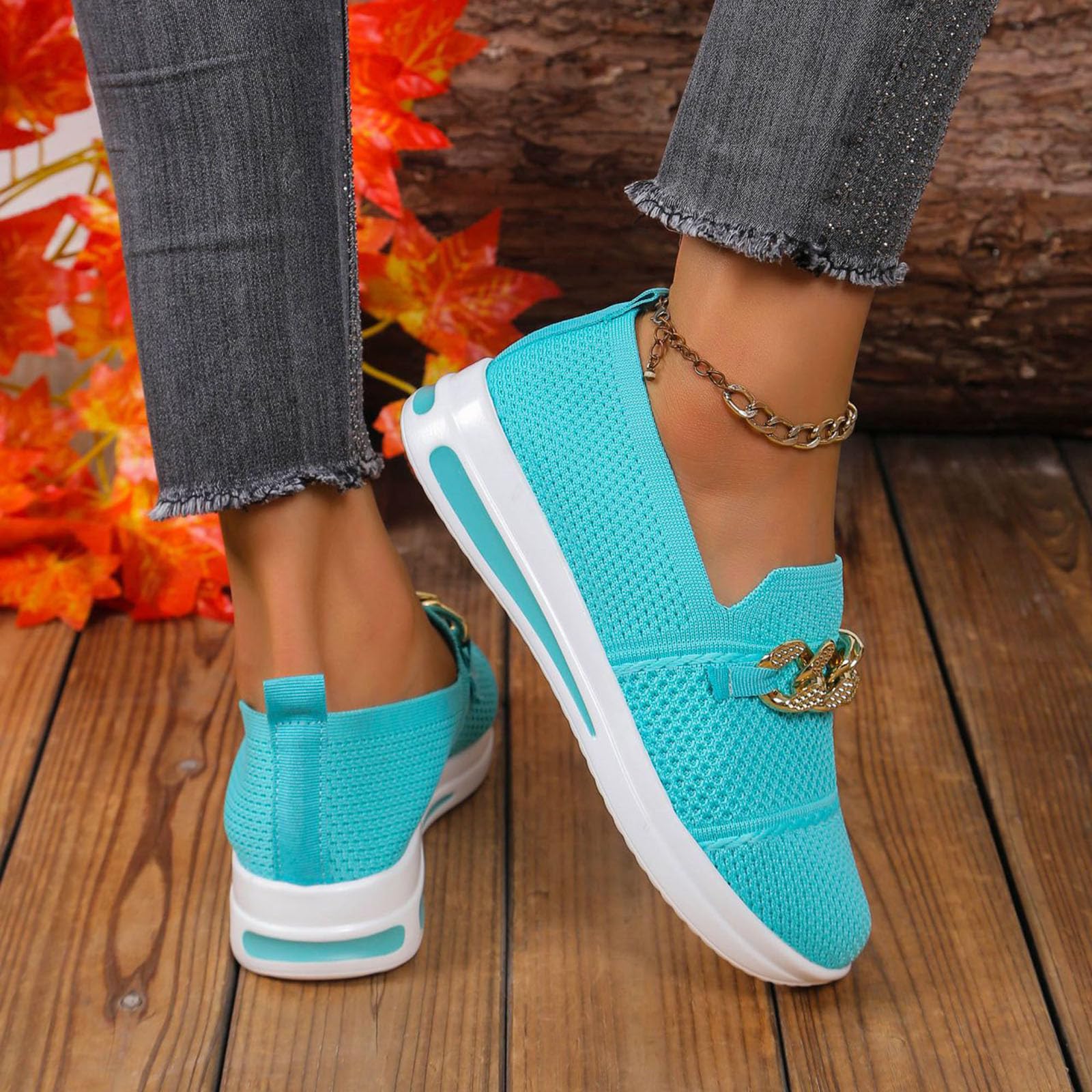 Zapatos para mujer, zapatos para mujer, tejidos ortopédicos, transpirables, suela suave, zapatos deportivos cómodos para caminar, Bu1, 39.5 EU