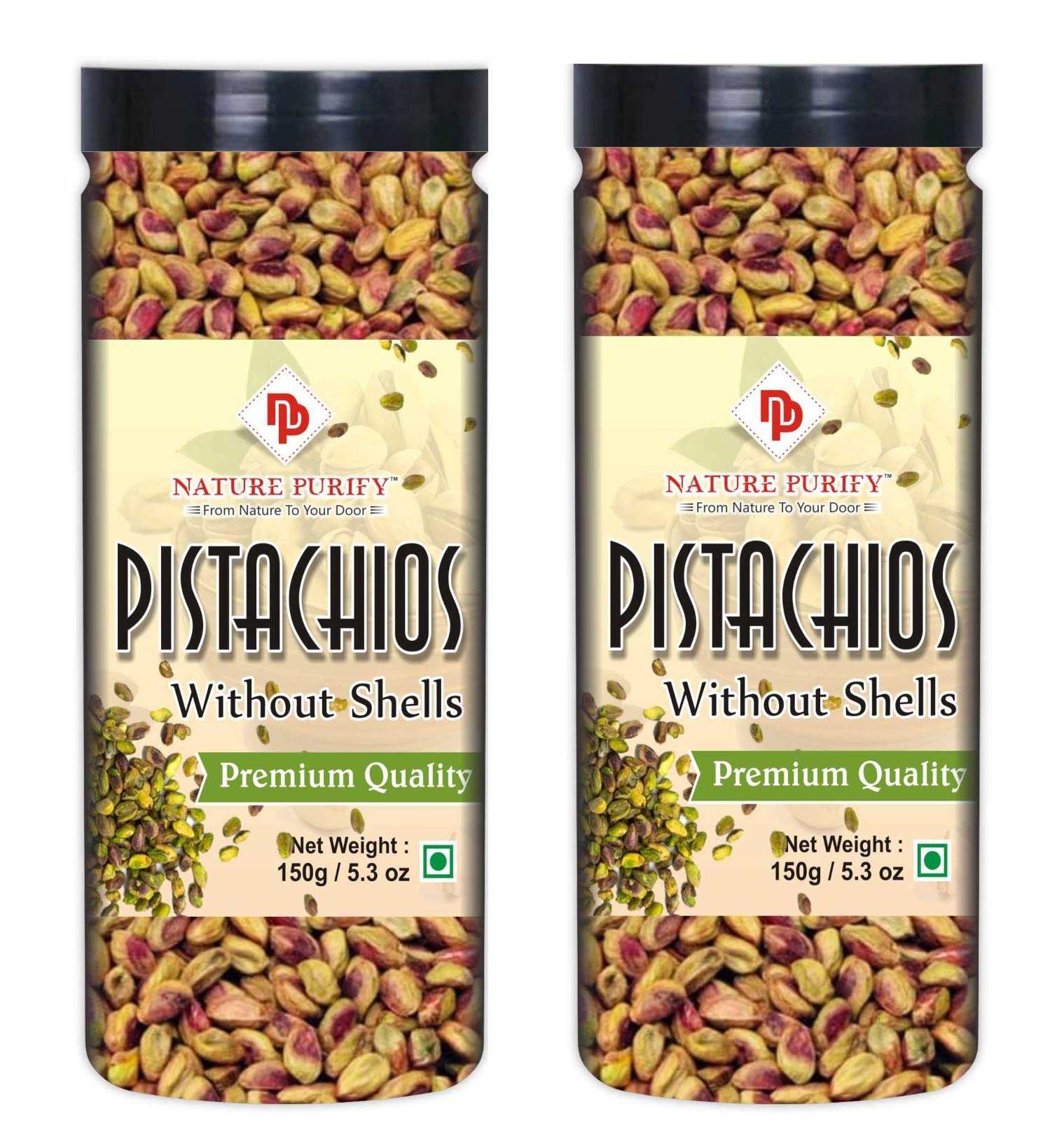 Nature Purify Pista Without Shell | Grade - Jambo Size, (150 * 2) 300gm