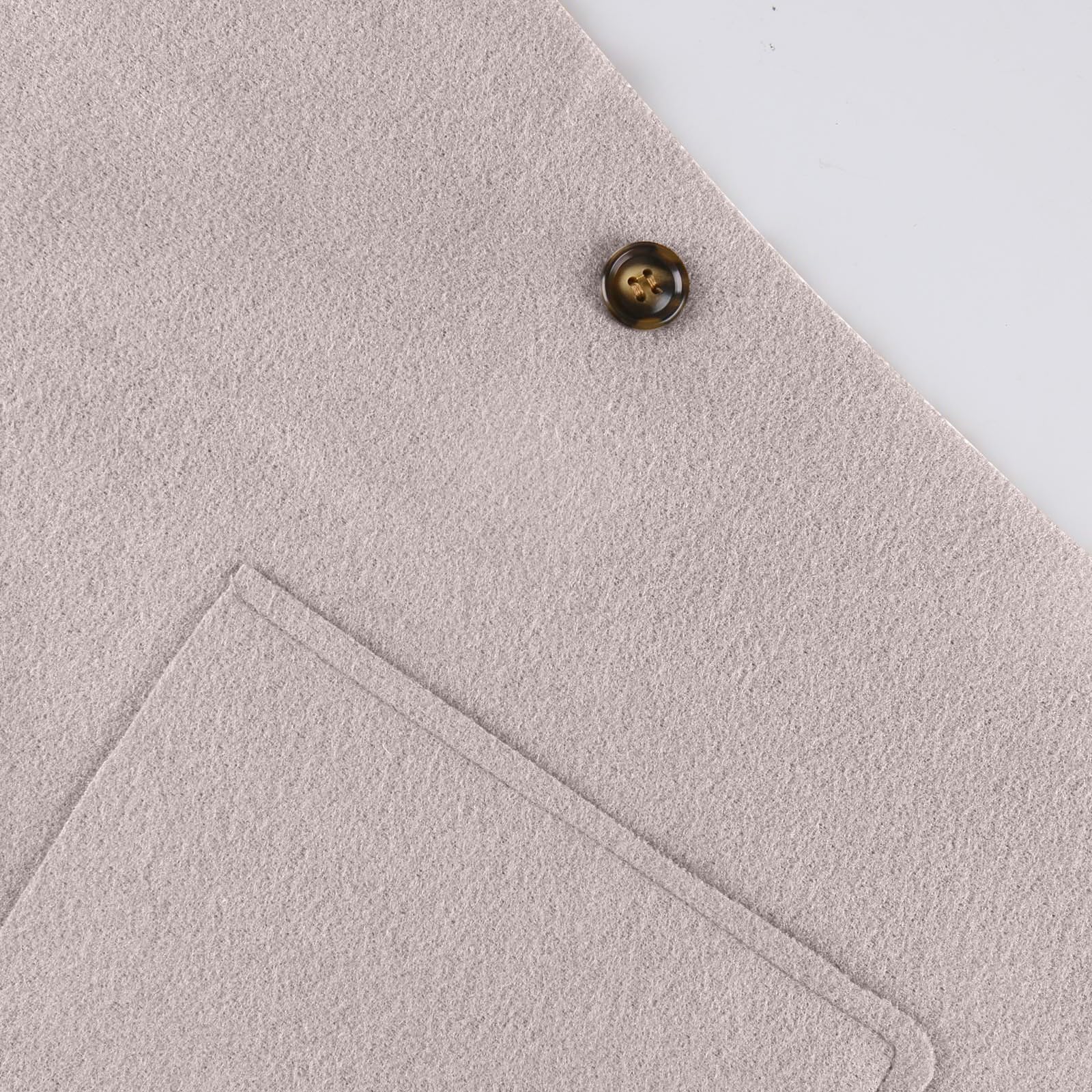 Mantel Damen Mit Kapuze Poncho Cape Wollmantel Einfarbig Jacke Damen Winter Herbstmantel Frauen Mit Taschen Cardigan Elegant Poncho Strickjacke Open Front Cape Damen-Jacken Büro Zuhause