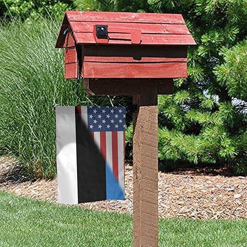 Miniatura 3 de Bandera de país de Estonia, bandera de jardín americano, 12 x 18 pulgadas, pancartas verticales de doble cara para decoración del hogar, granja,