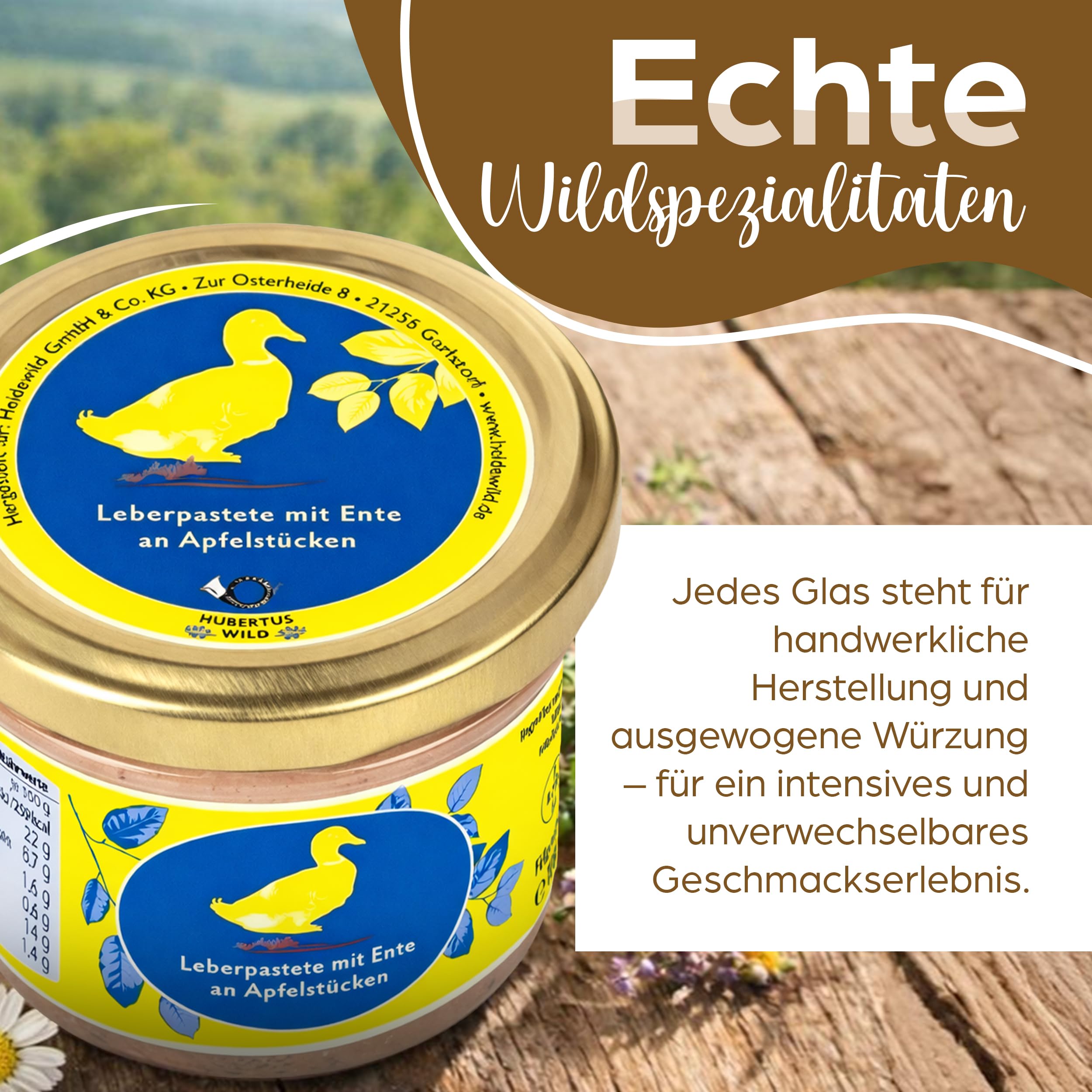Mix Tray Hubertuswild Leberpastete alle Sorten