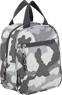 FUEL Cargo Dual Handle Lunch Bag, Grey Camo