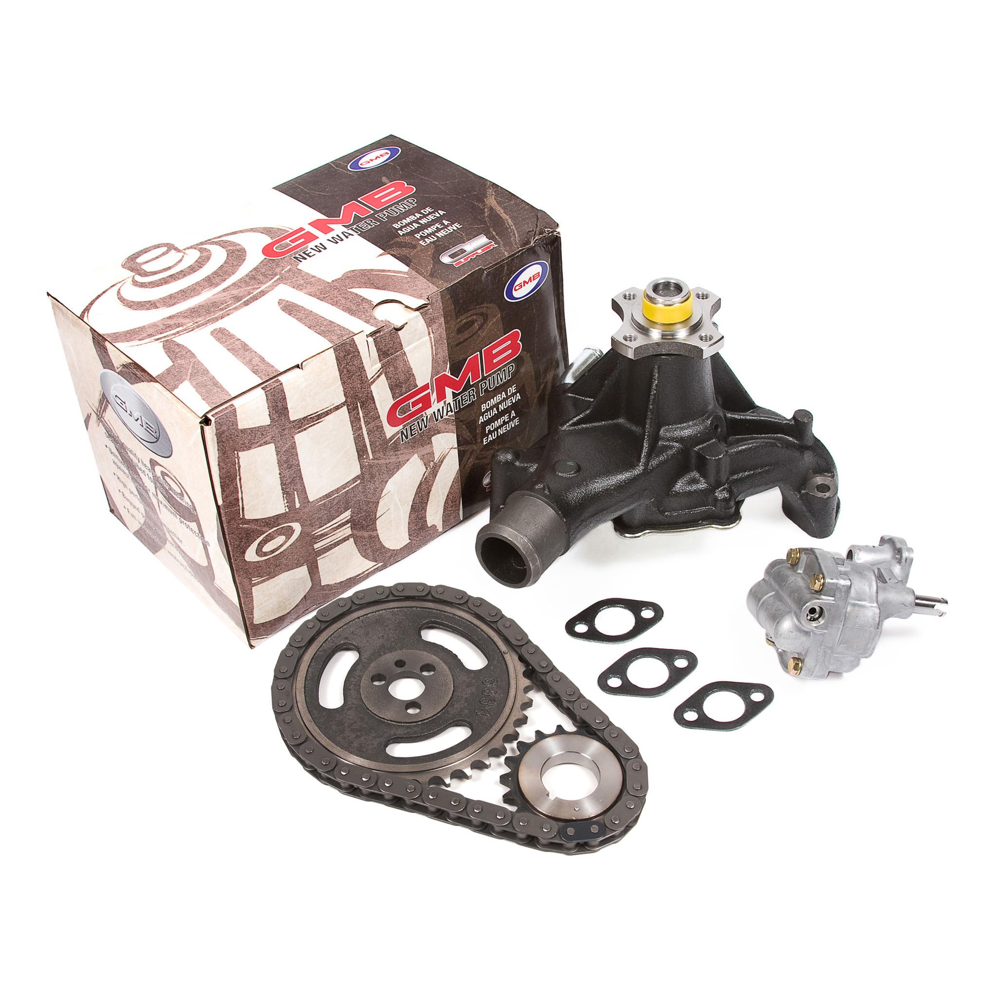 Mizumo Auto MA-4216895836 Timing Chain Kit Water Oil Pump (Roller Type Chain) Compatible With/For 96-02 Chevrolet GMC 5.7L