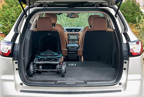 Miniatura 3 de Pet Gear No Zip Happy Trails Lite - Cochecito para mascotas para gatos y perros, entrada sin cremallera, fácil de plegar con forro extraíble, correa