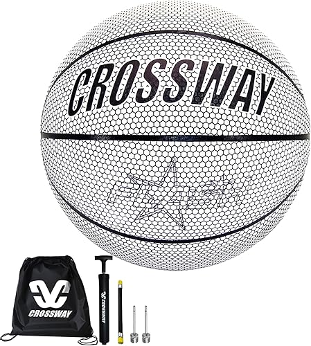 MAIBOLE Flash Series Reflective Holographic Basketball - Ideal Gift for All Ages, Capturing Outstanding Camera Shots, Multiple Color Choices,