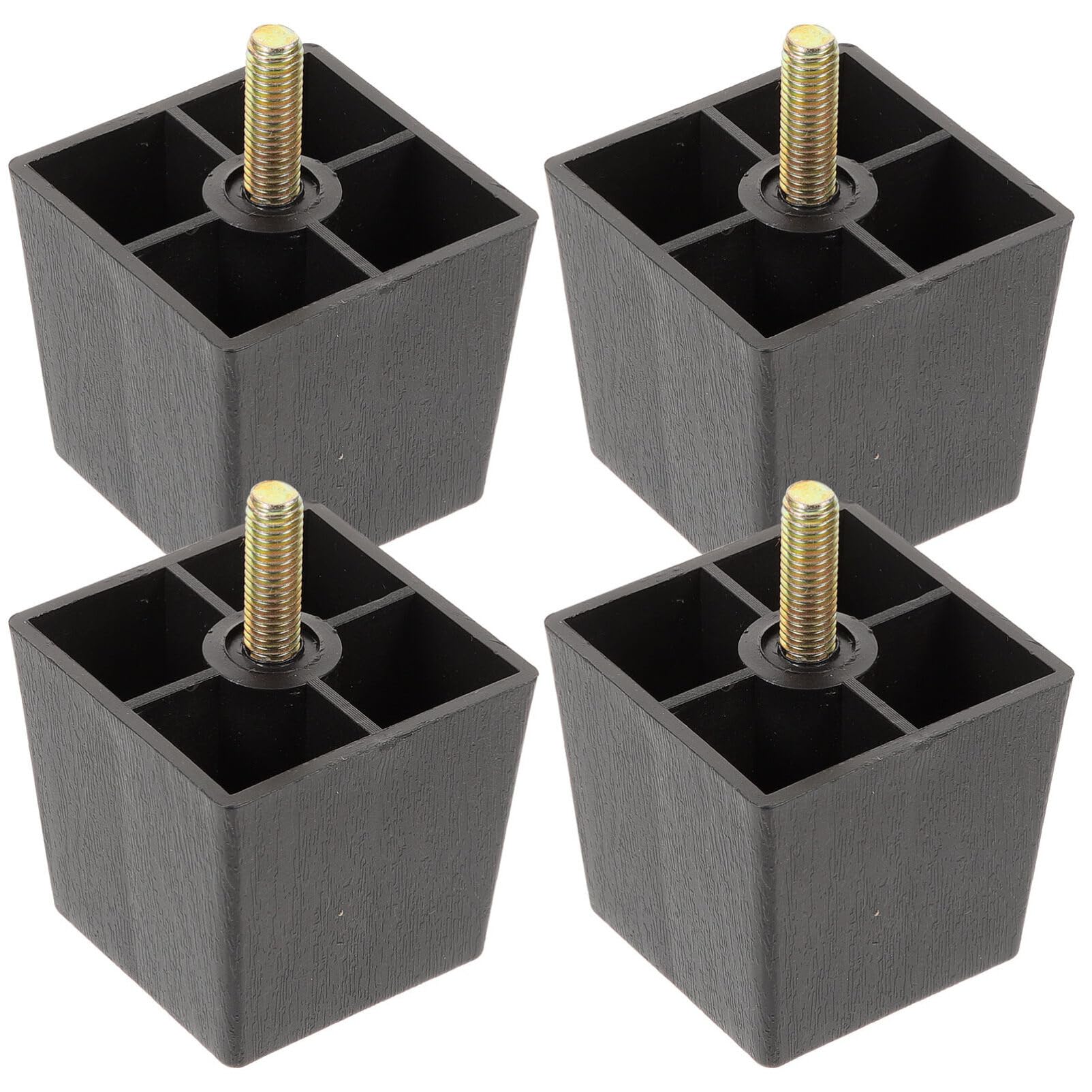 Patas cuadradas para muebles: patas de repuesto atornilladas para mesas, sofás y armarios
