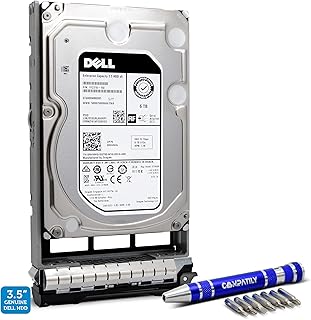 Dell 400-ALCR 6TB 7.2K SAS 12Gb/s 3.5-Inch Hard Drive in G13 Tray Bundle with Compatily Screwdriver Compatible with C5G97 NWCCG 400-AHFM 0NWCCG 8D1V4 PRNR6 400-AFNY 400-ANSC 400-AKMJ 400-AKKU