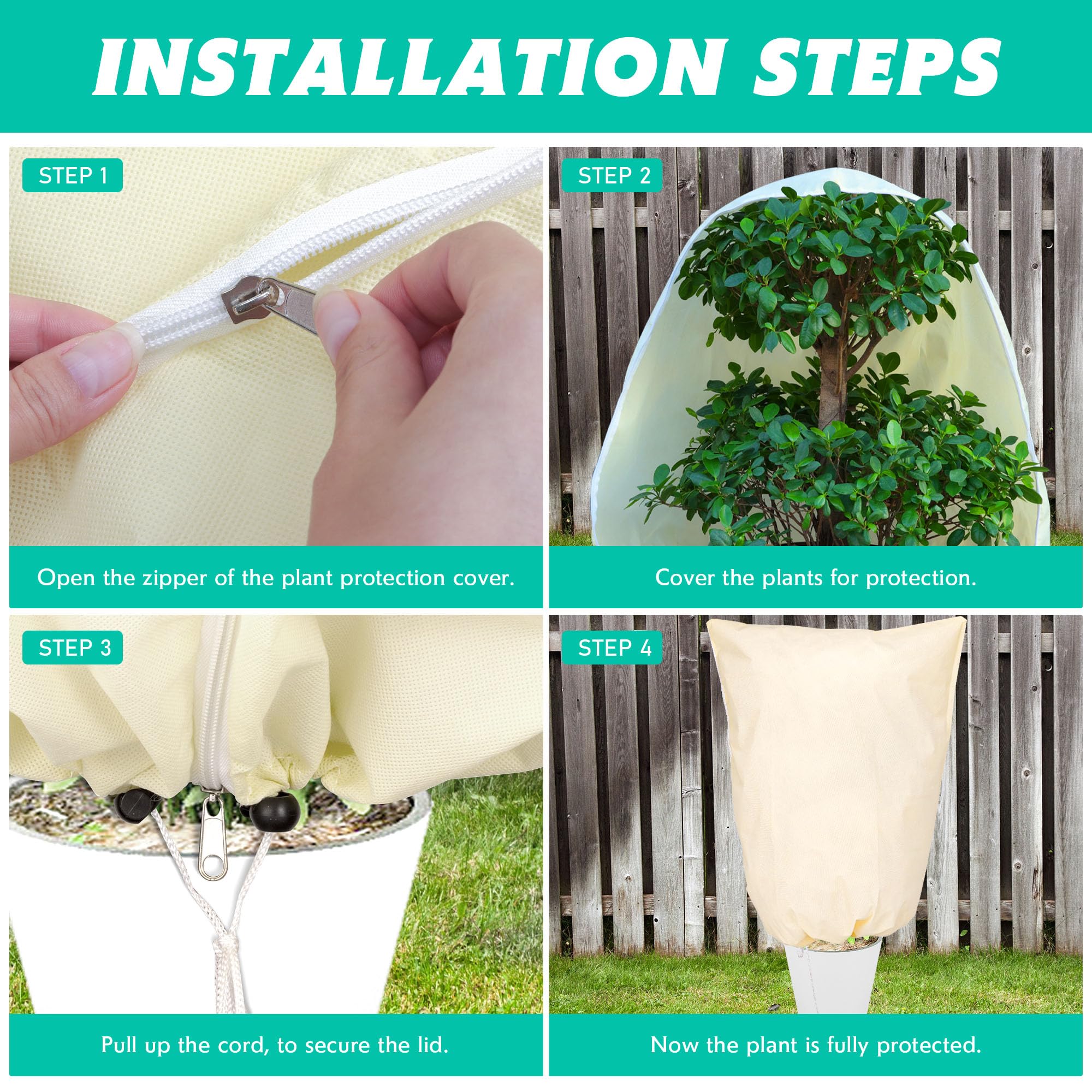 Velway 2x5m Protezione Antigelo per Piante in Tessuto Non Tessuto - 30gsm Copertura Pesante Antigelo per Giardino Invernale per Verdure E Fiori, Coper | Leroy Merlin