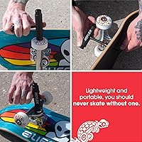 Vista 3 de Reflex TriFlex Skate Tool - Accesorio de herramienta portátil multifunción para patineta, longboard y patines