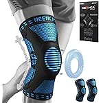 NEENCA 2 Pack Knee Braces for Knee Pain, Compression Knee Sleeves with Patella Gel Pad & Side Stabilizers, Knee Support for Meniscus Tear, Arthritis, Joint Pain, ACL, Runner, Workout- FSA/HSA APPROVED
