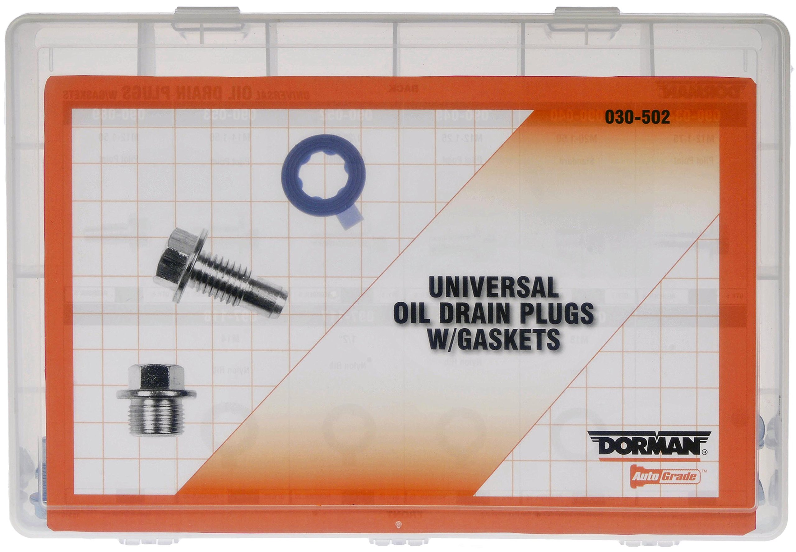 Dorman Surtido de Tapones de Drenaje de Aceite de Motor 030-502