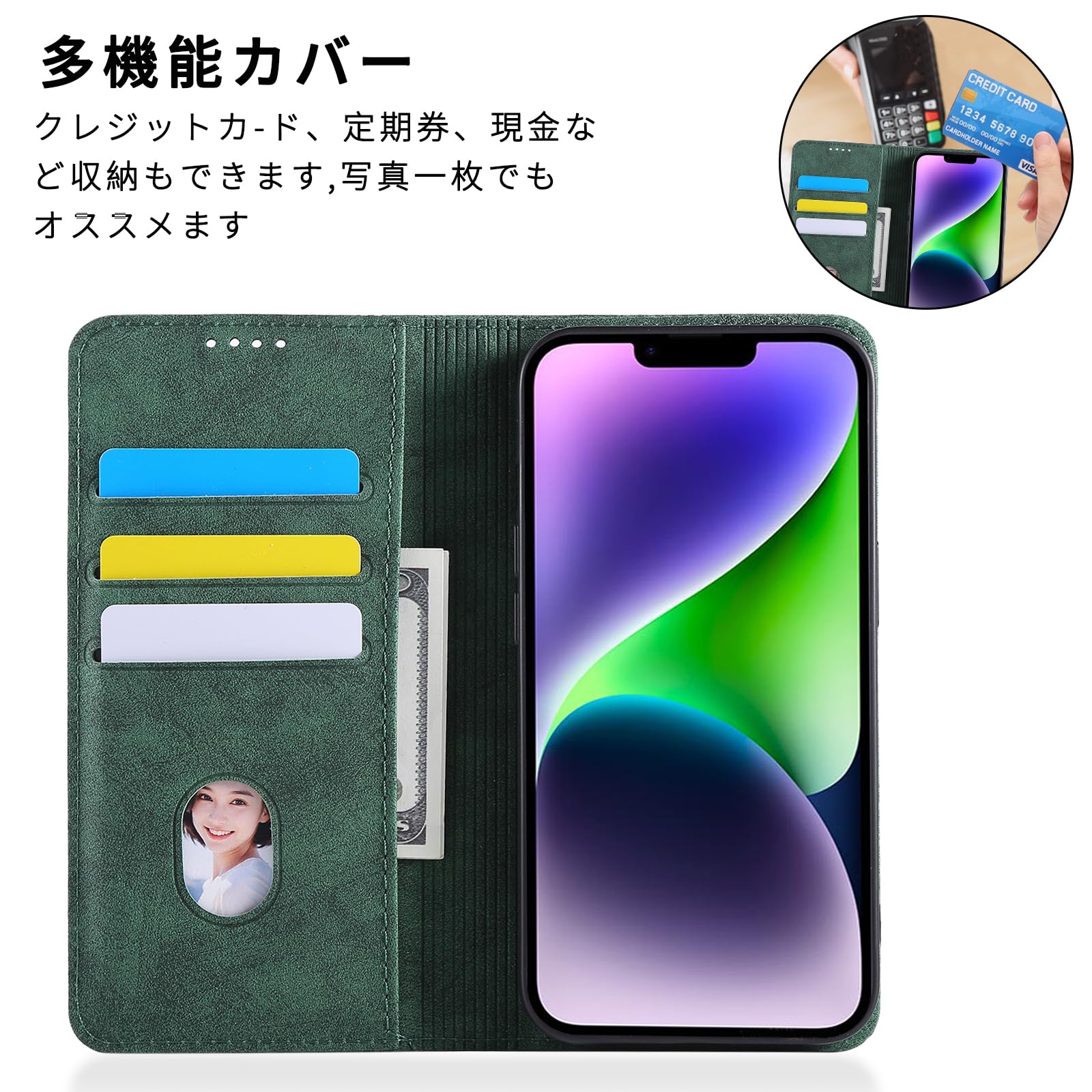 Amazon.co.jp: KW-LINK らくらくスマートフォン F-53E ケース 手帳型 