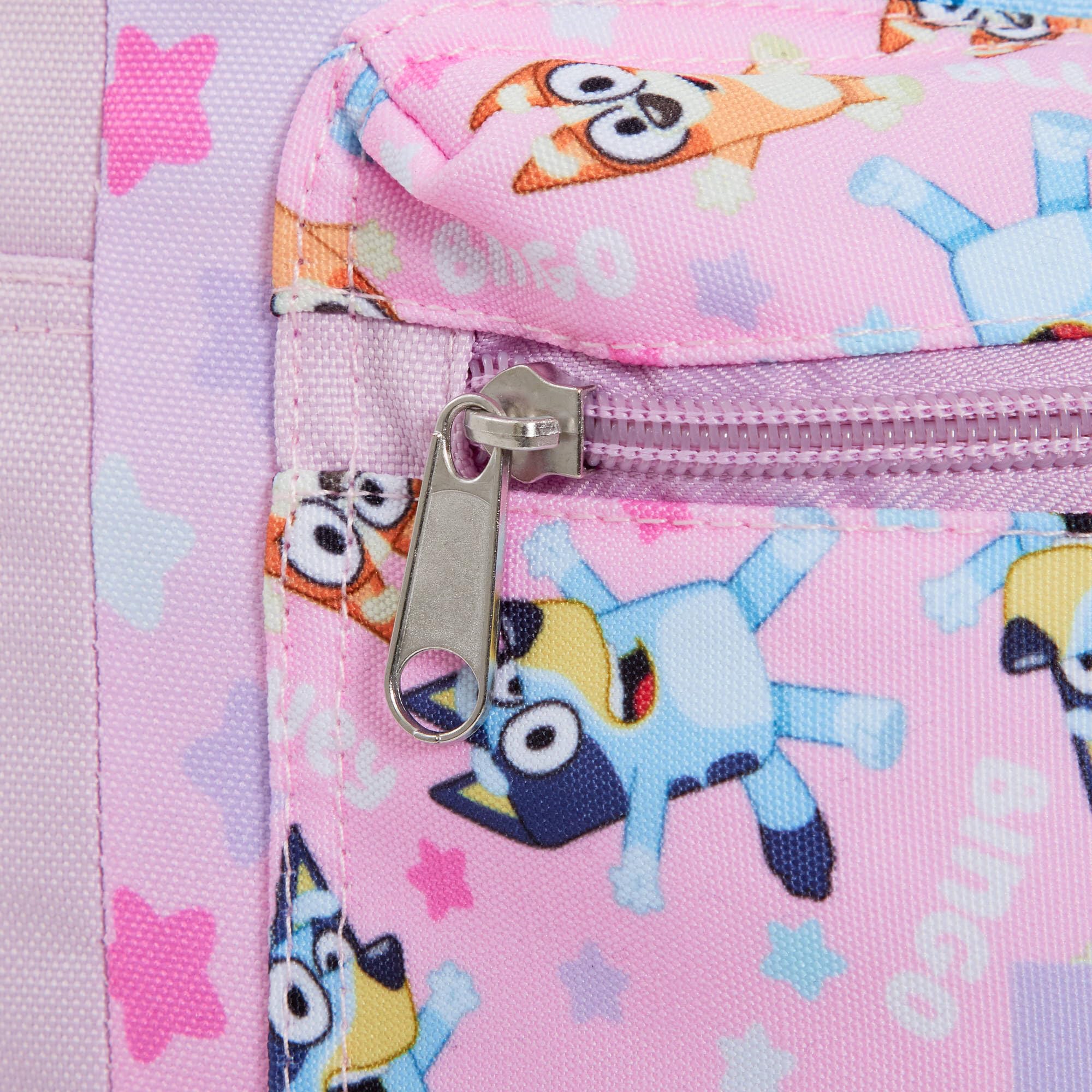 Set de Mochila Bluey para niñas Set de 3 Piezas Bundle con Mochila, Bolsa de Almuerzo y Estuche Regalo para la Vuelta al Cole