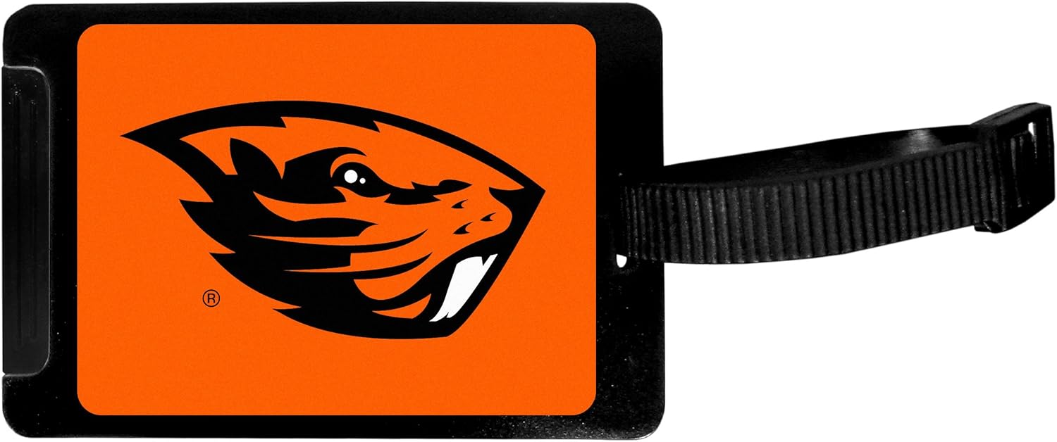 Siskiyou NCAA Oregon State Beavers Luggage Tag , Black , 3.25"