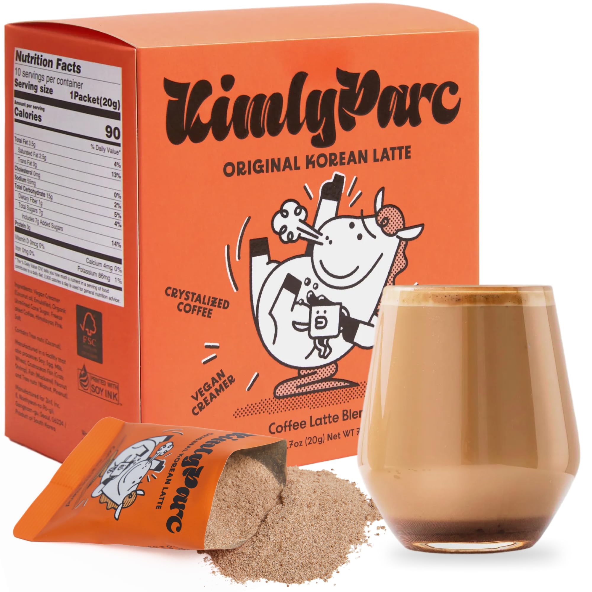 Amazon.com : KimlyParc Vegan Korean Instant Coffee Mix (10 Packets Amazon.com : KimlyParc Vegan Korean Instant Coffee Mix (10 Packets