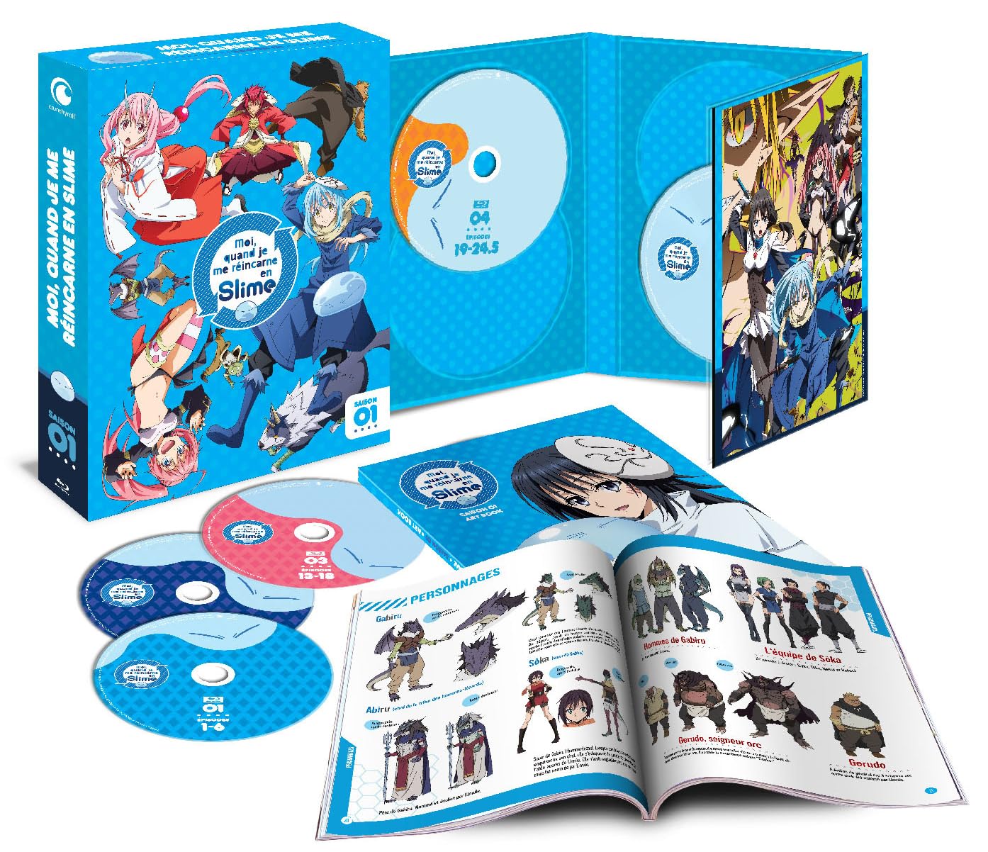 MOI QUAND JE ME REINCARNE EN SLIME - SAISON 1 - 5 BLU-RAY [HD DVD]