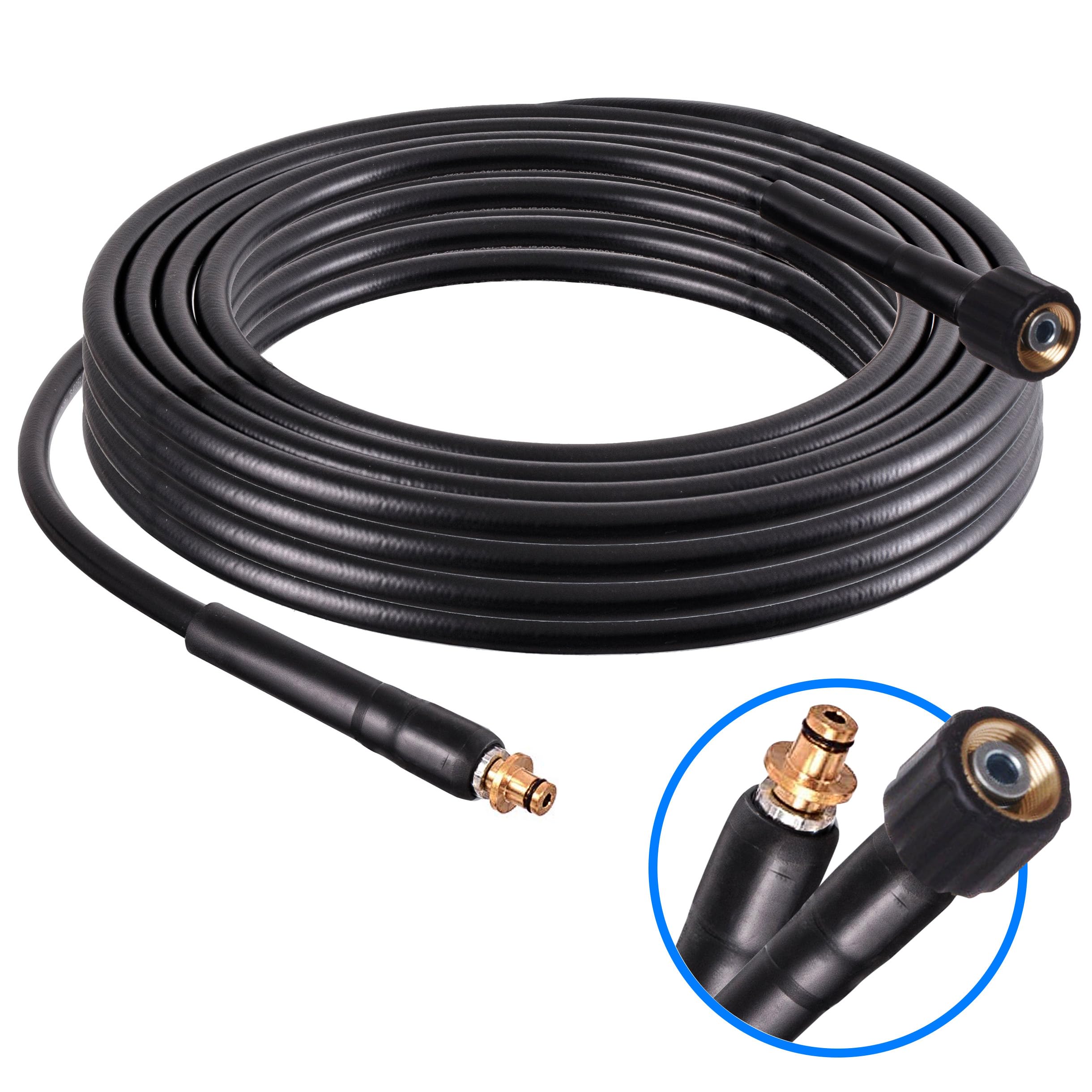 Manguera De Alta Presión Para Karcher Doméstico - 5 M, 200 Bar, Enchufe M22, Compatible Con Series K2 A K7