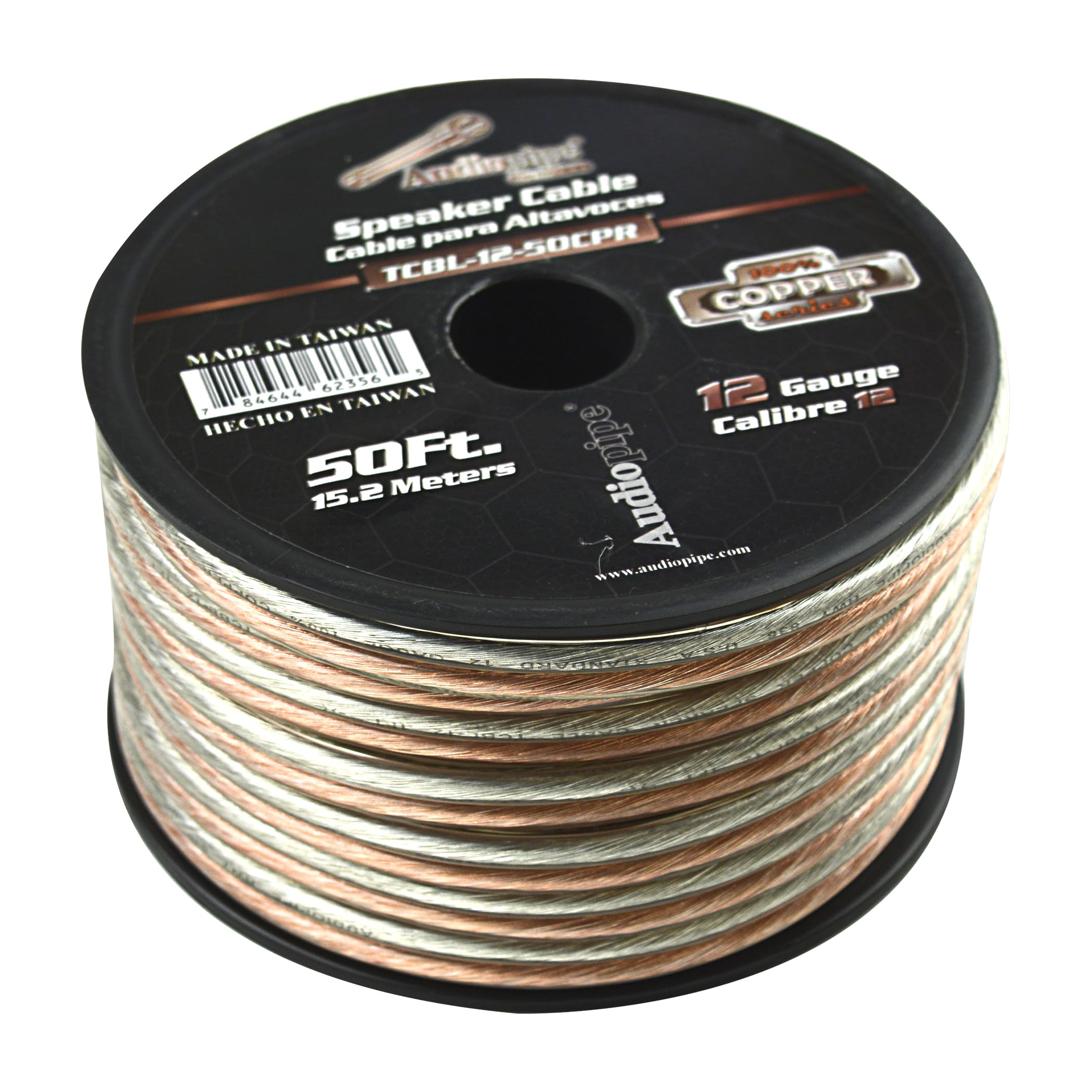 Amazon.com: AudioPipe TCBL 100 Percent Copper Series Speaker Wire