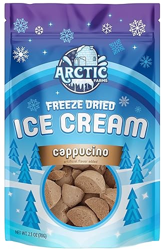 Miniatura 345 de Arctic Farms Brocas de helado liofilizadas empaquetadas y en caja, no se derrite (mezcla napolitana, 2.5 onzas)