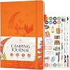 Legend Camping Journal – Hardcover Camper & RV Trip Planner – Notebook to Plan Travel & Camp Adventures with Packing Checklist, Meal Plan & Camping Bucket List – 30 Trips, 7 x 10 Orange