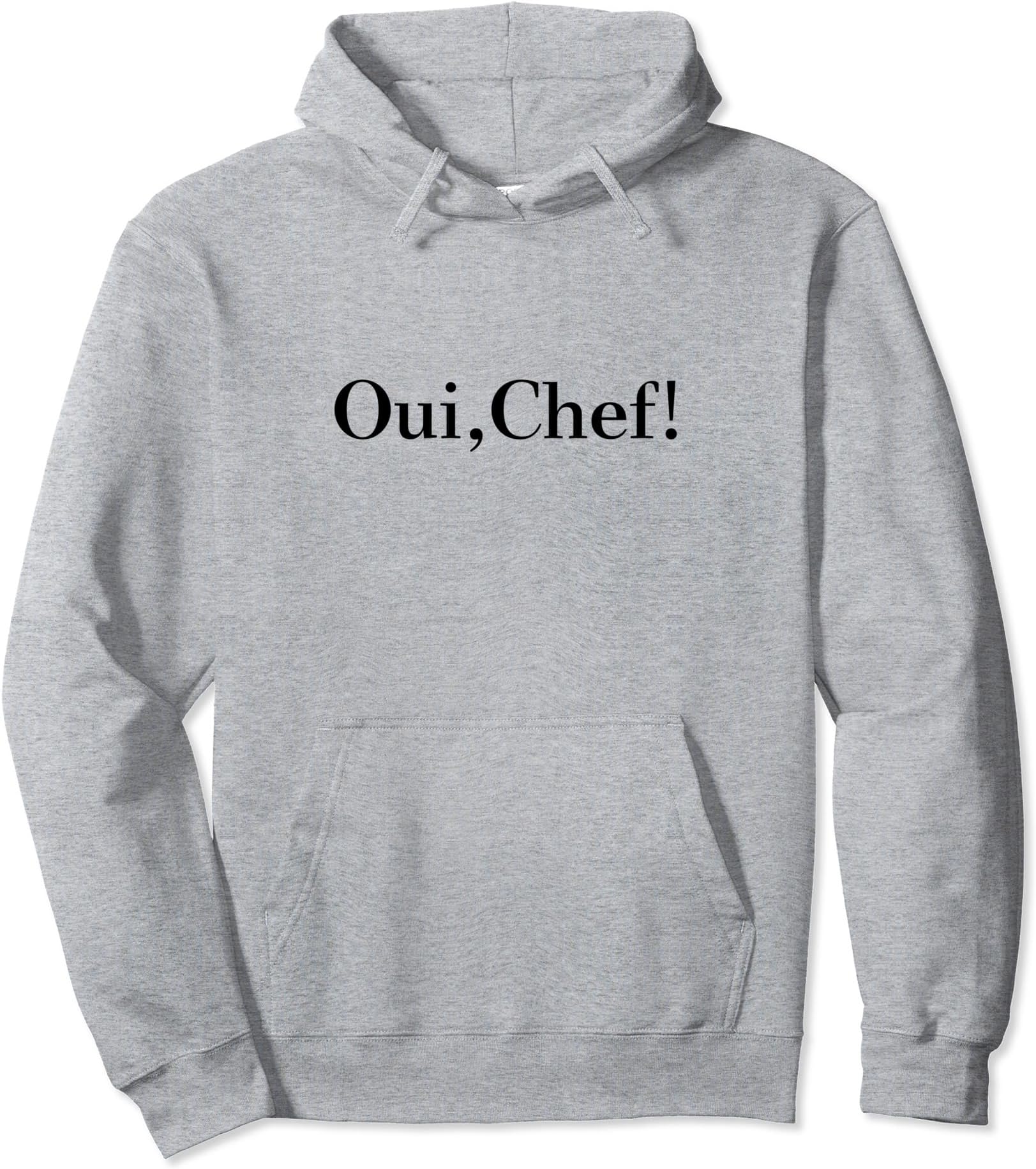 Oui, Chef! Culinary Enthusiast Foodie Pullover Hoodie