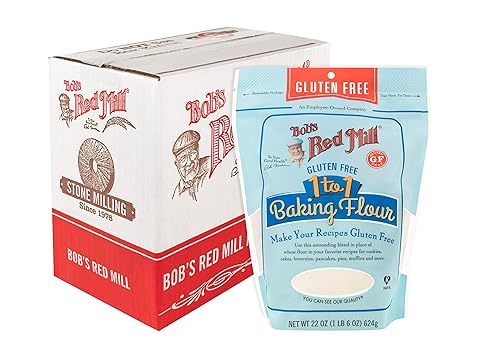 Miniatura 5 de Bob's Red Mill Harina de avena sin gluten, 18 onzas (paquete de 4) y harina para hornear 1 a 1 sin gluten, 22 onzas, paquete de 4