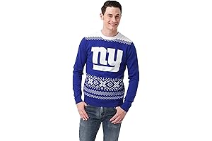 NY Giants Snowman Ugly Christmas Sweater