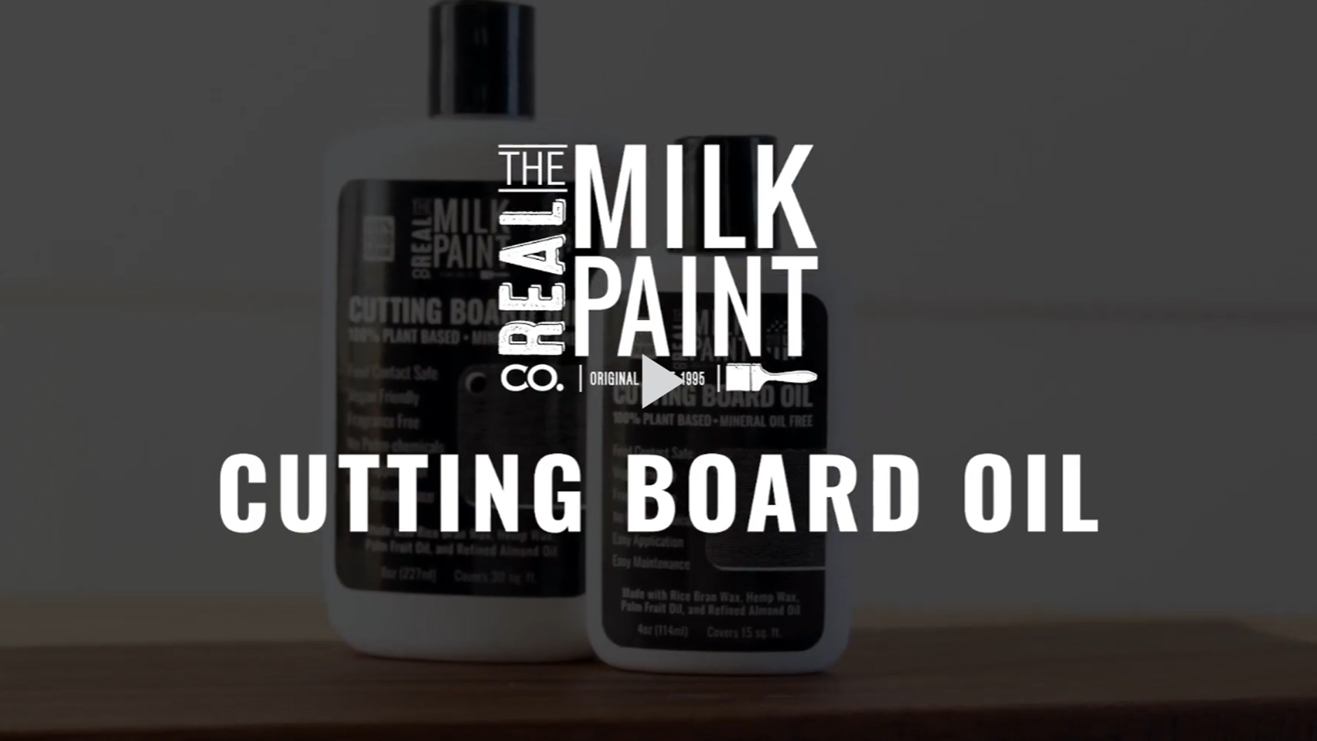 Aceite para tablas de cortar de madera - Real Milk Paint 4oz miniatura 6