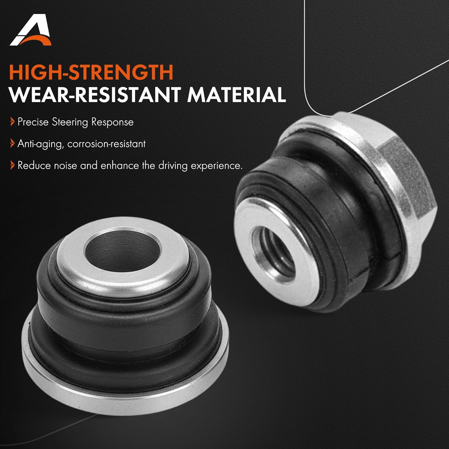 4PCS Rack Pinion Bushings Kit Compatible with Ford Explorer 2012 2013 2014 2015