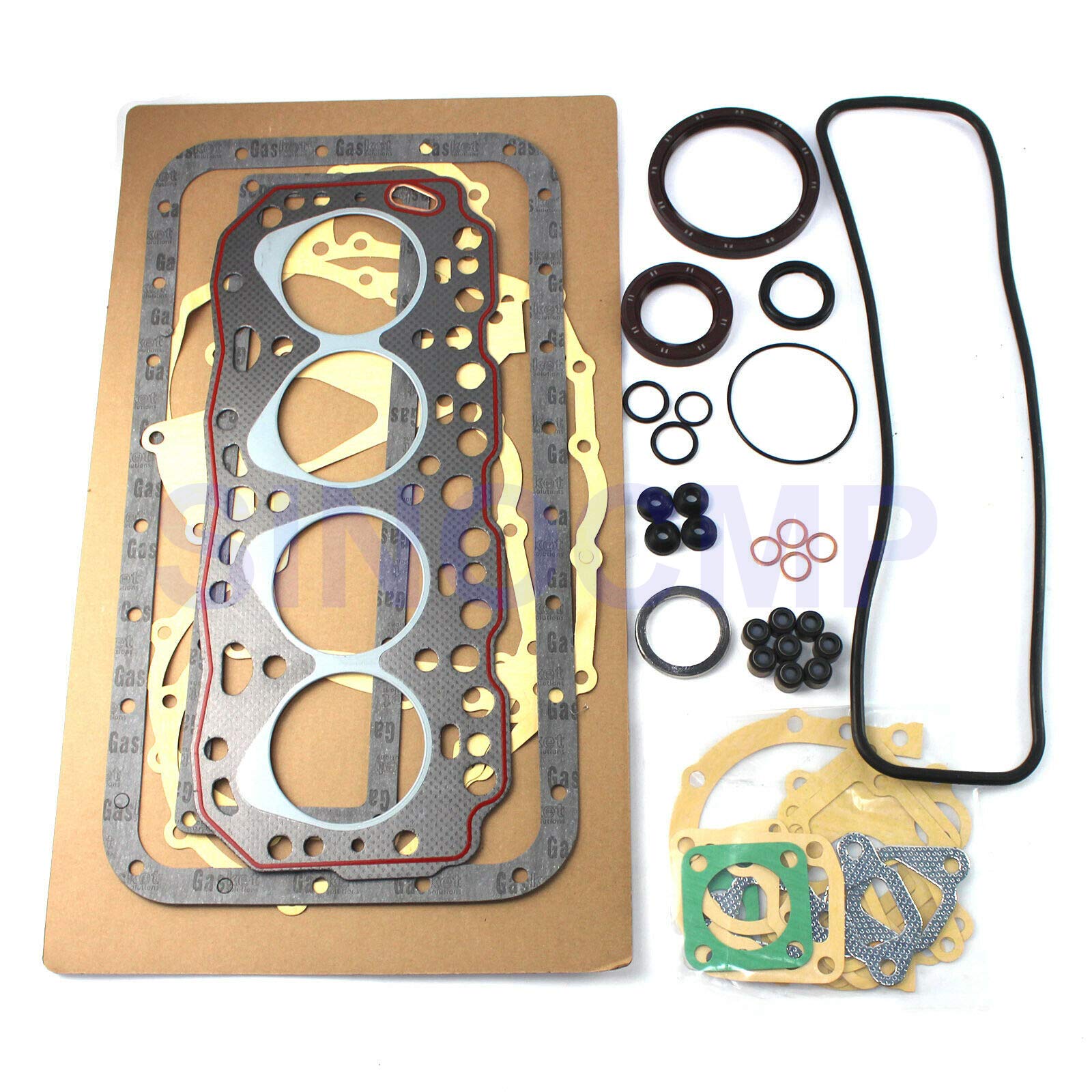 2J Kit guarnizioni motore - SINOCMP Escavatore Parti per Toyota Carrello Elevatore 04111-78112-71, 3 mesi di garanzia