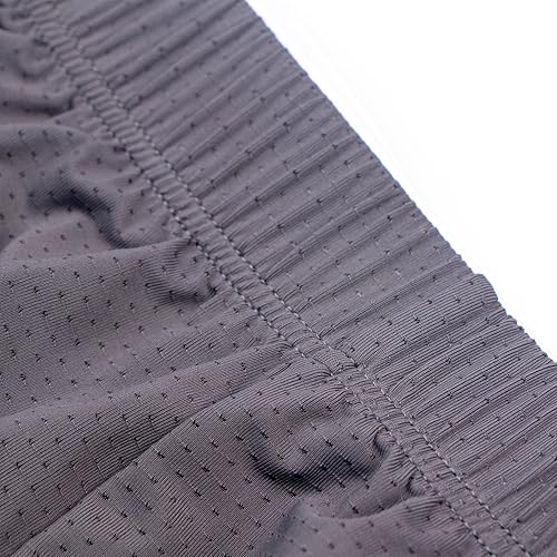 Vista 4 de SUMABA Pantalones cortos de correr de malla para hombre con abertura lateral