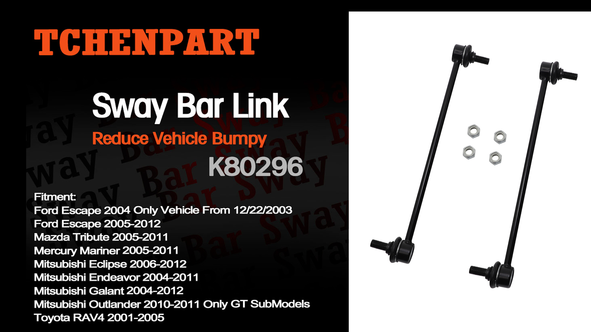 Amazon.com: K80296 Sway Bar Links Fit For Ford Escape 04-12;Mazda