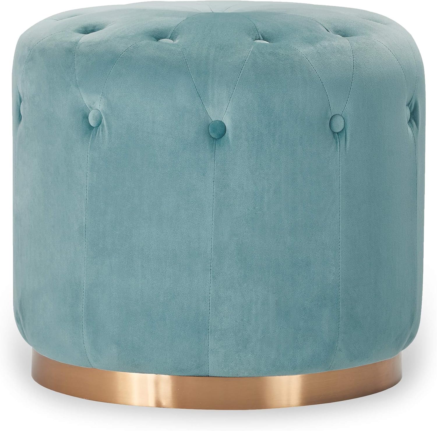 Holiday Deals 🛒 Adore Decor Adele Ottoman, Teal